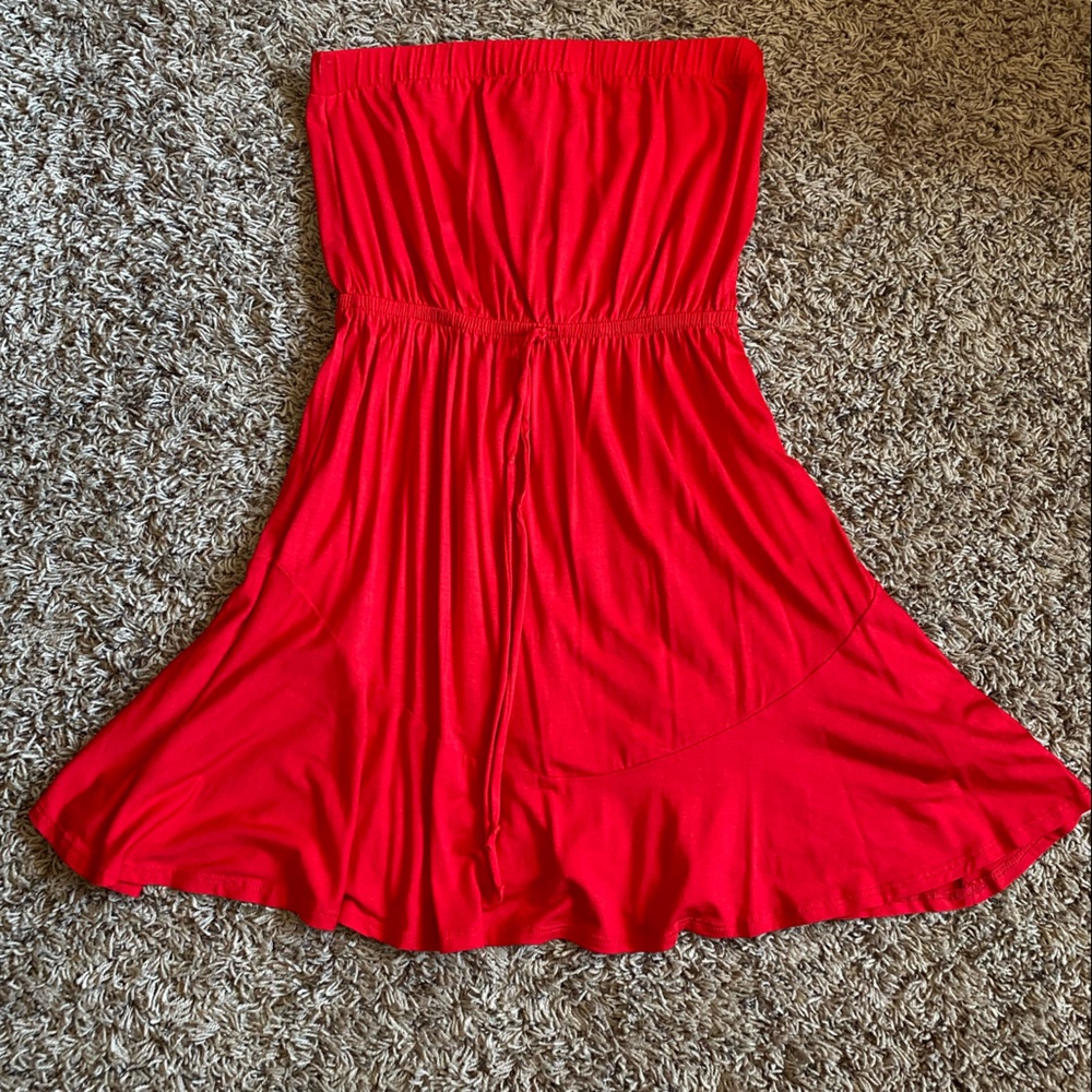 Strapless dress